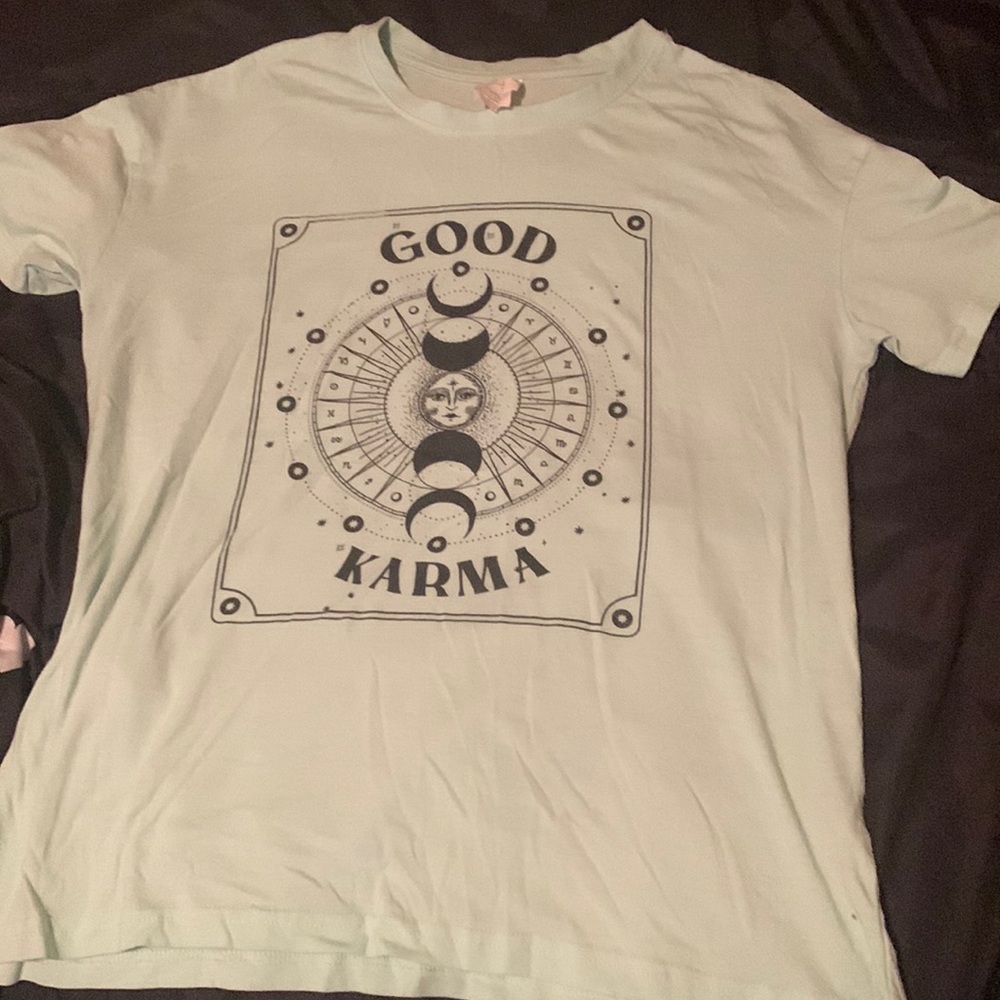 Light blue/teal t-shirt